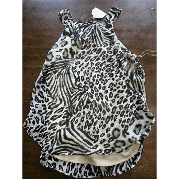 NWT Altar'd State XS Animal Print Layered Tank Top 125186 - Picture 2 of 2